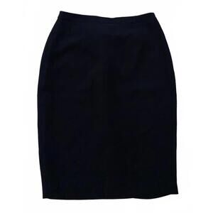 NEW TEENFLO Teen Flo Classic Black Pencil Skirt Knee-Length Fully Lined Canada 8